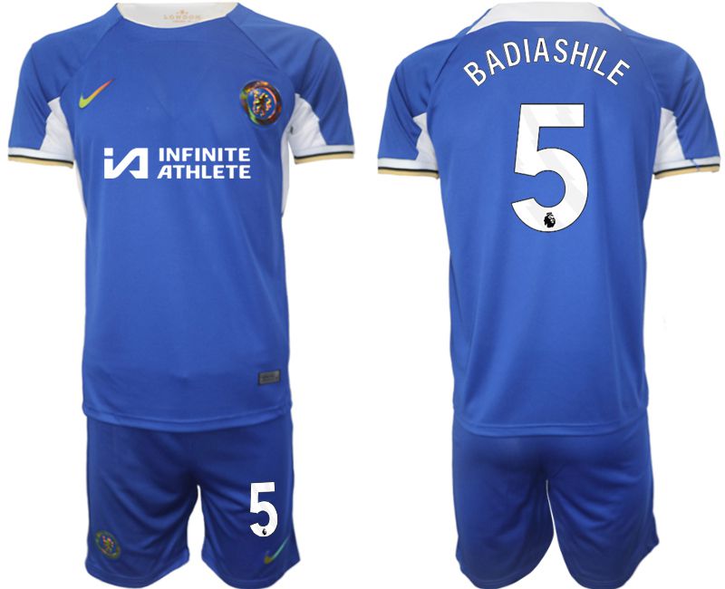 Men 2023-2024 Club Chelsea FC home blue #5 Soccer Jersey->chelsea jersey->Soccer Club Jersey